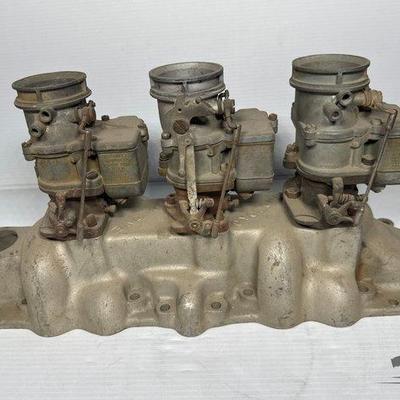 726 • cyclone intake manifold and stromberg carburetors