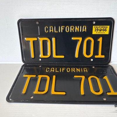 Sale Photo Thumbnail #246: 9088 • 1960s california license plates
