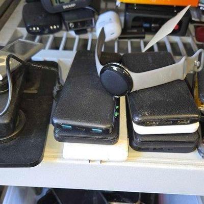 Sale Photo Thumbnail #165: 8042 • (15) portable chargers, google smart watch & more