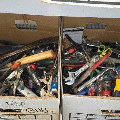 8118 • (2) boxes of tools