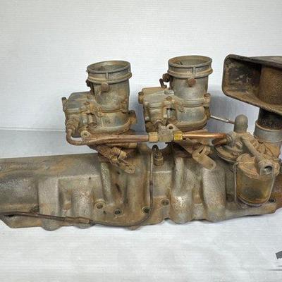 708 • edmunds customs intake manifold and stromberg carburetors