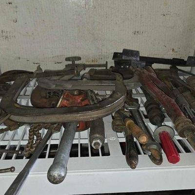 Sale Photo Thumbnail #220: 9036 • c clamps, wrenches & more