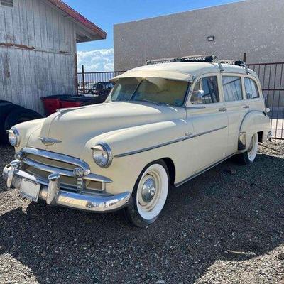 Sale Photo Thumbnail #18: 133 • 1950 chevy deluxe "tin woody" wagon