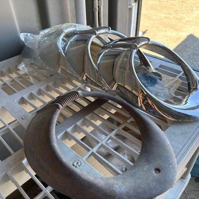 1176 • (5) 1940 ford headlight bezels