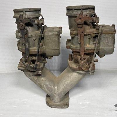 Sale Photo Thumbnail #125: 730 • intake manifold and stromberg carburetors