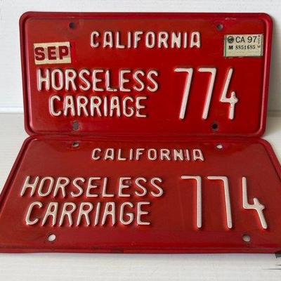 Sale Photo Thumbnail #255: 9106 • california horseless carriage plates