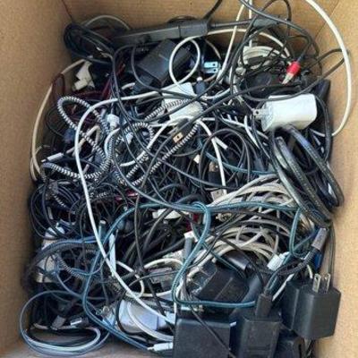 8874 • box of charging cords