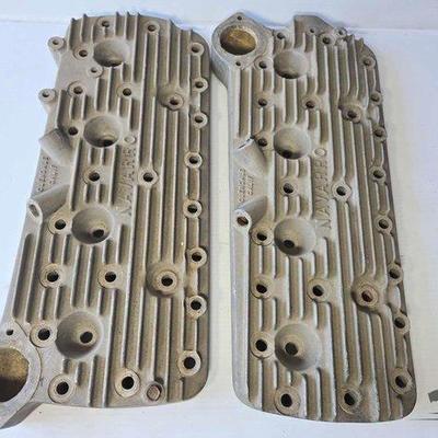 604 • (2) navarro glendale california flathead aluminum heads