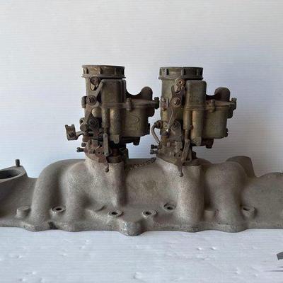 Sale Photo Thumbnail #142: 764 • edelbrock intake manifold & ford carburetors