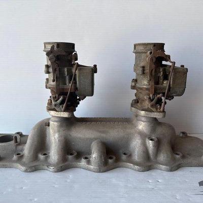 Sale Photo Thumbnail #135: 750 • offenhauser intake manifold & stromberg carburetors