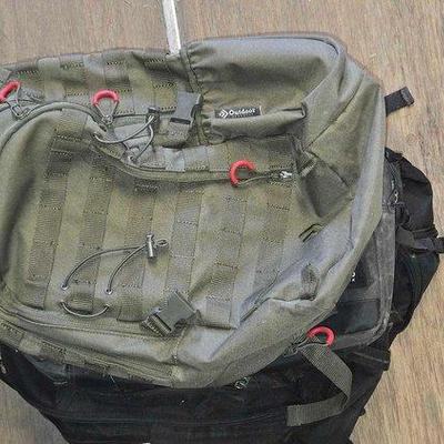8134 • (4) back packs & duffel bags