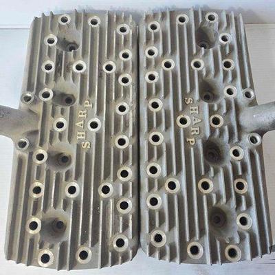 Sale Photo Thumbnail #94: 666 • (2) sharp aluminum cylinder heads