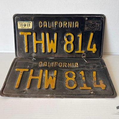 Sale Photo Thumbnail #259: 9114 • 1960s california license plates