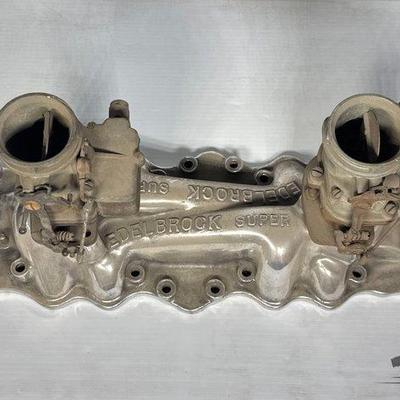 Sale Photo Thumbnail #113: 706 • edelbrock super intake manifold and stromberg carburetor