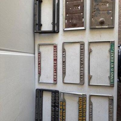 9534 • 15 license plate frames