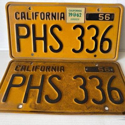 Sale Photo Thumbnail #256: 9108 • 1950s california license plates