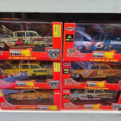 8598 • new!!! (12) racing champions stock rods:nascardie cast cars