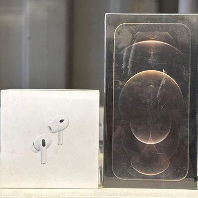 Sale Photo Thumbnail #186: 8090 • apple 12 pro max & airpods pro’s 2nd generation