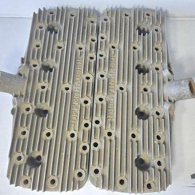 Sale Photo Thumbnail #88: 654 • (2) offenhauser aluminum cylinder heads
