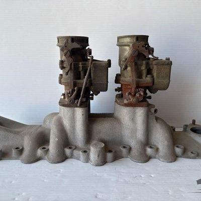Sale Photo Thumbnail #141: 762 • hexagon intake manifold & stromberg carburetors