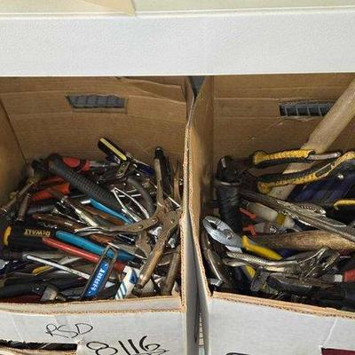 Sale Photo Thumbnail #198: 8116 • (2) boxes of tools