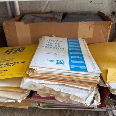 4076 • car color sheets and microfiche files