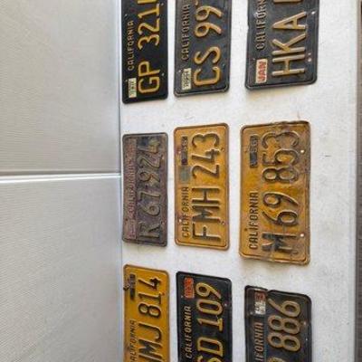 9526 • 15 license plates