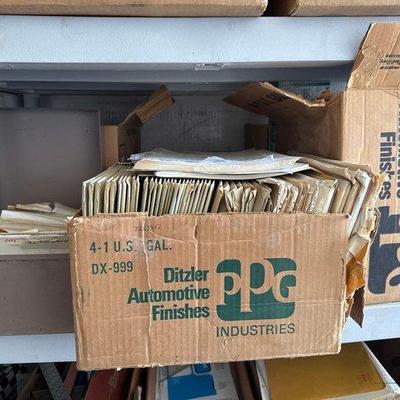 Sale Photo Thumbnail #234: 9064 • 6 boxes of r•m: ppg:ditzler color code sheets
