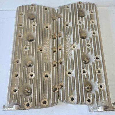 Sale Photo Thumbnail #65: 608 • (2) evans cylinder aluminum heads