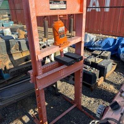 972 • central hydraulics 20 ton shop press