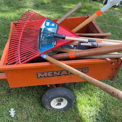 Lawn & Garden Trailer Full of Hand Tools #1 