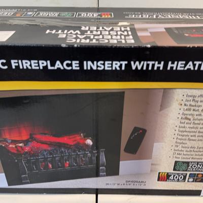 Electric Fireplace Insert with Heater 