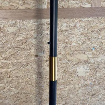 Black & Matte Gold Floor Lamp 
