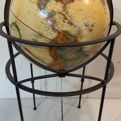 Free Standing Globe on Metal Frame 