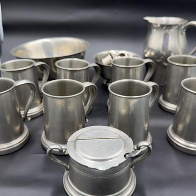 International Pewter Mug & Serving Set 