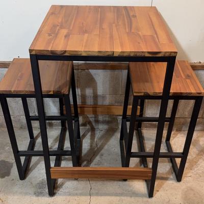 High-top Table with Stools 