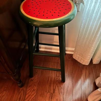 Sale Photo Thumbnail #93: Watermelon stool!