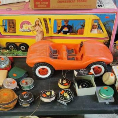 Sale Photo Thumbnail #104: Vintage Toys and Fly Reels