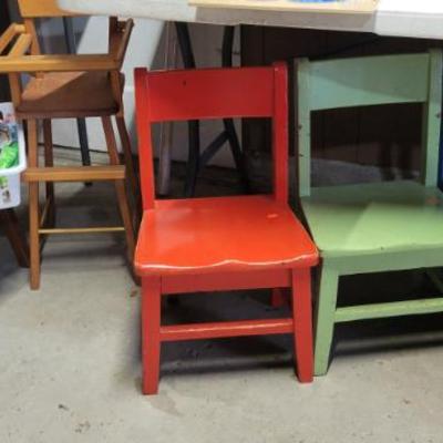 Sale Photo Thumbnail #153: Child's Chair Set