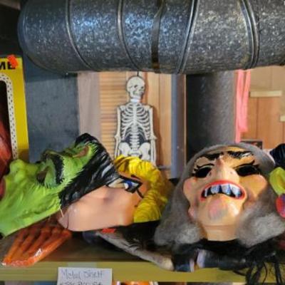 Sale Photo Thumbnail #130: Vintage Halloween Masks