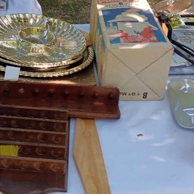 Vintage Thermos, Pressure Cooker, Vintage Toaster 