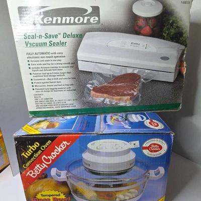Betty Crocker Turbo Convection Oven & Kenmore Seal-n-Save Deluxe