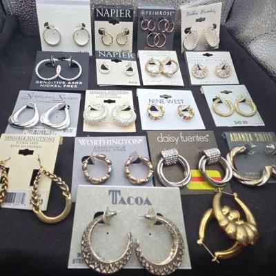 Hoop Earrings Lot 3
