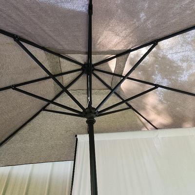 Large Rectangular Patio Umbrella 