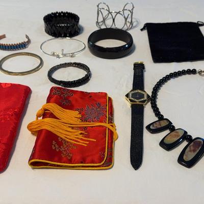 Bracelets, Necklaces, & Jewelry Pouch