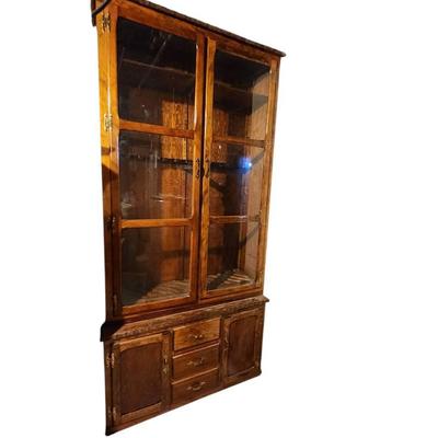 Wooden Firearms Cabinet 