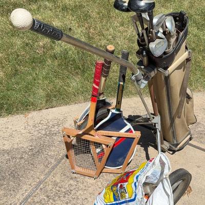 Golf Clubs, Rackets, And Sports Gear