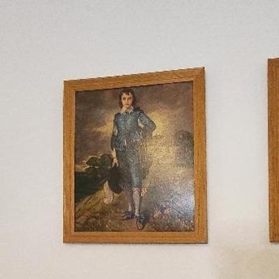 The Blue Boy & The Pink Lady; Iris Portrait 