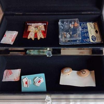 Jewelry Box With Contents 