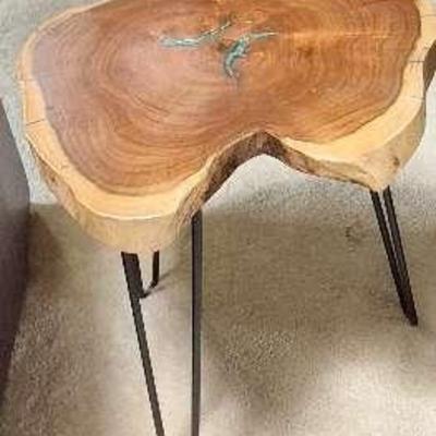 Live Edge Epoxy Coffee Table 